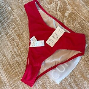 Cupshe Red Bikini Bottom
